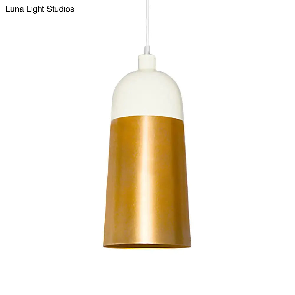 Gold Dome Ceiling Pendant Light With Modern Design - Perfect For Bedroom