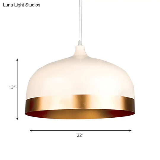 Gold Dome Ceiling Pendant Light With Modern Design - Perfect For Bedroom