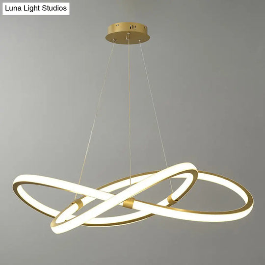 Gold Nordic Led Pendant Chandelier For Bedrooms