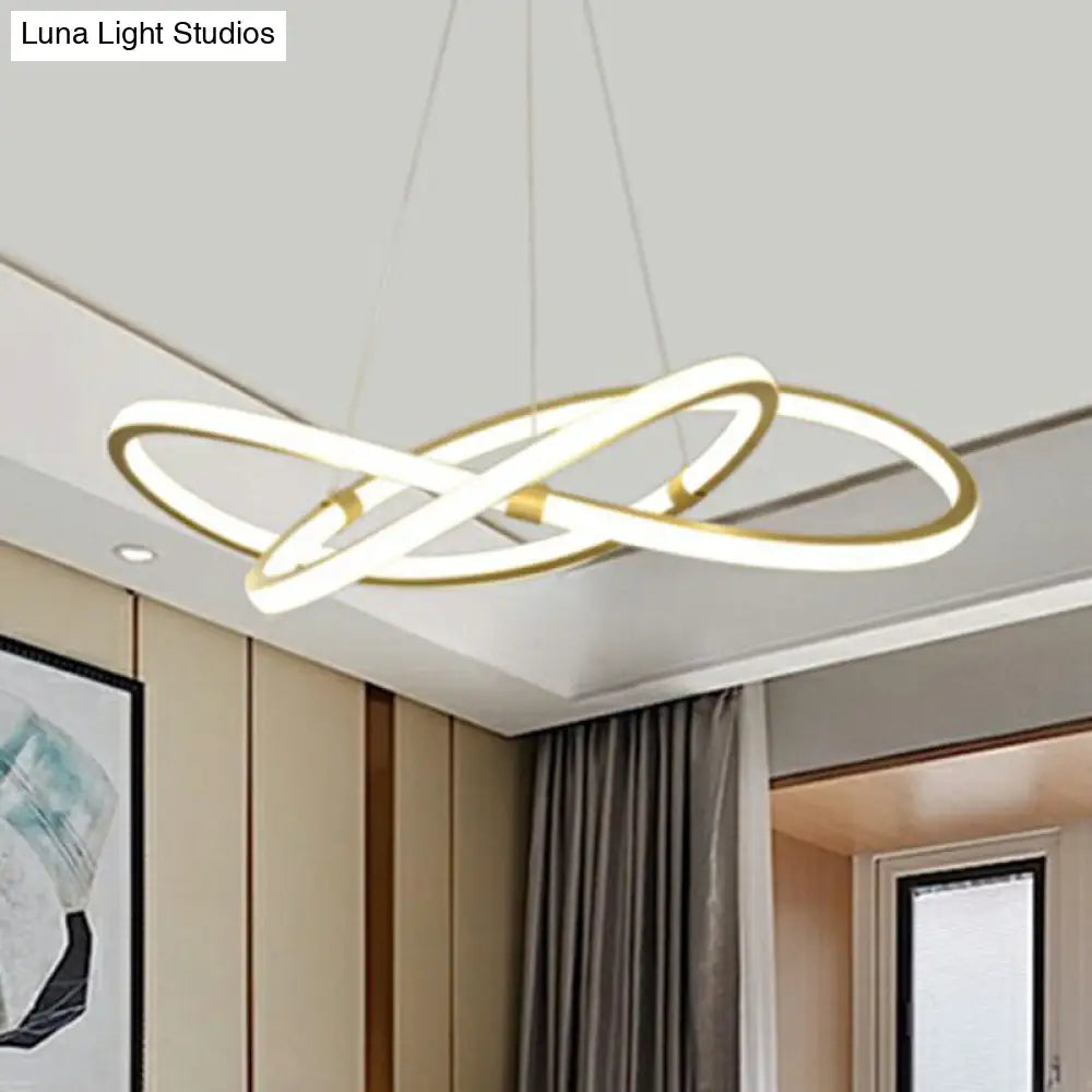 Gold Nordic Led Pendant Chandelier For Bedrooms