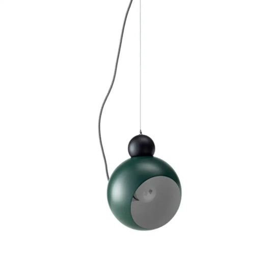 Green/White Nordic Dome Pendant Lamp For Stylish Living Room Ceiling Lighting Green