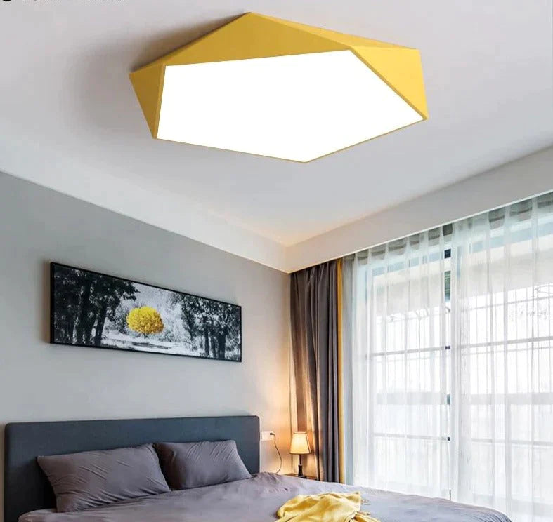 Greta-Macarons Ceiling Lights Colorful Lampshade Lamp For Living Room Bedroom Kids Mount Indoor