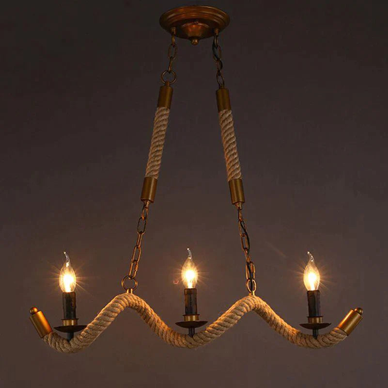 Handmade Vintage Pendant Lights Loft Rope Pendants Lamps Industrial Retro Edison Lamp Lustres De Teto Suspension For Kitchen