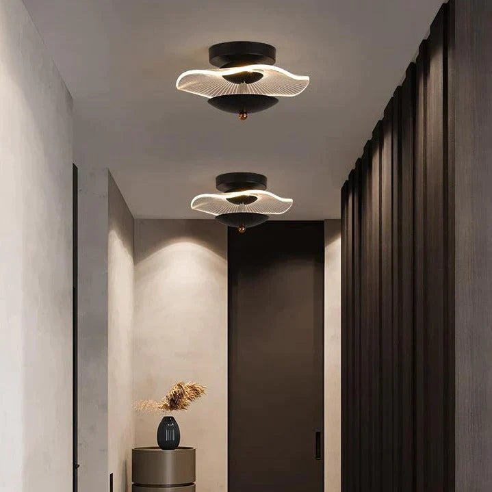 Hayden - Creative Personality Modern Aisle Light Corridor Ceiling Lamp Black B 23Cm / White Light