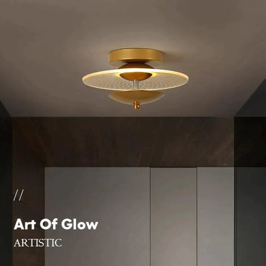 Hayden - Creative Personality Modern Aisle Light Corridor Ceiling Lamp Glod A 23Cm / White Light