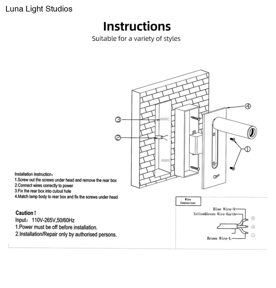 Headboard Wall Lamp