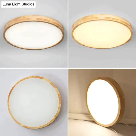 Helena- Led Ceiling Light Modern Lamp Panel Living Room Round Lighting Fixture Remote Control