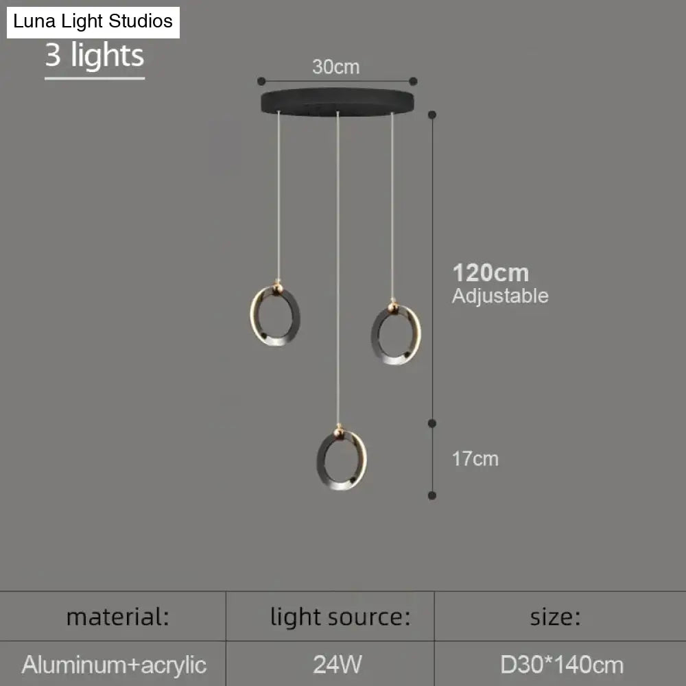 Hera - Modern Circular Led Chandelier Pendant Lighting