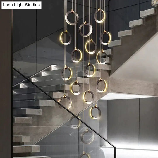 Hera - Modern Circular Led Chandelier Pendant Lighting