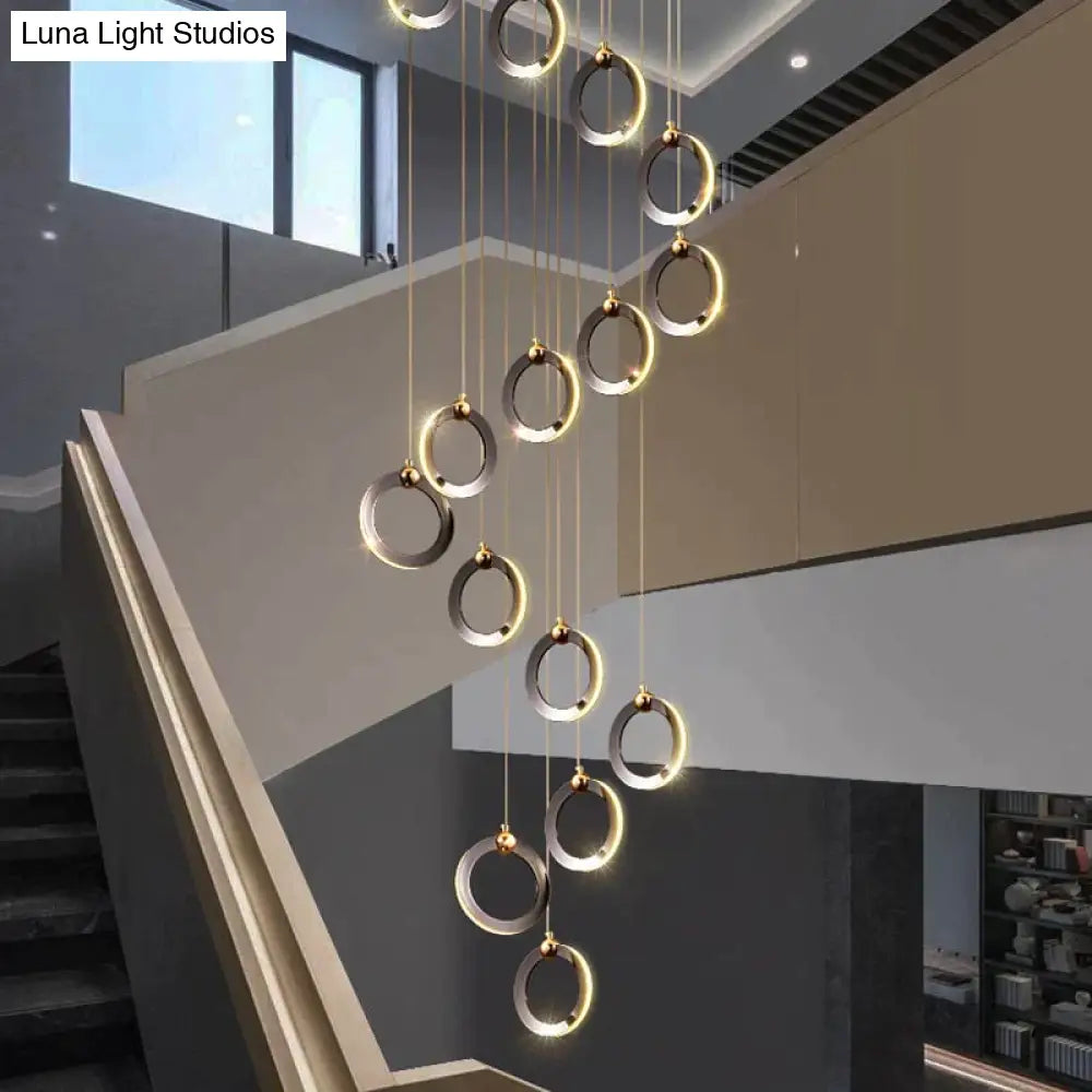 Hera - Modern Circular Led Chandelier Pendant Lighting