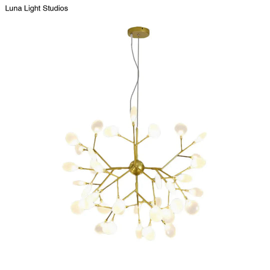 Heracleum Design Chandelier Opaline Glass Ceiling Pendant For Modern Living’