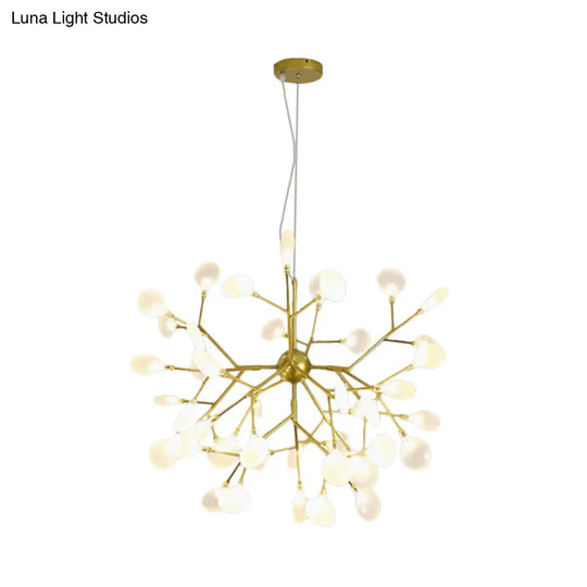 Heracleum Design Chandelier Opaline Glass Ceiling Pendant For Modern Living’