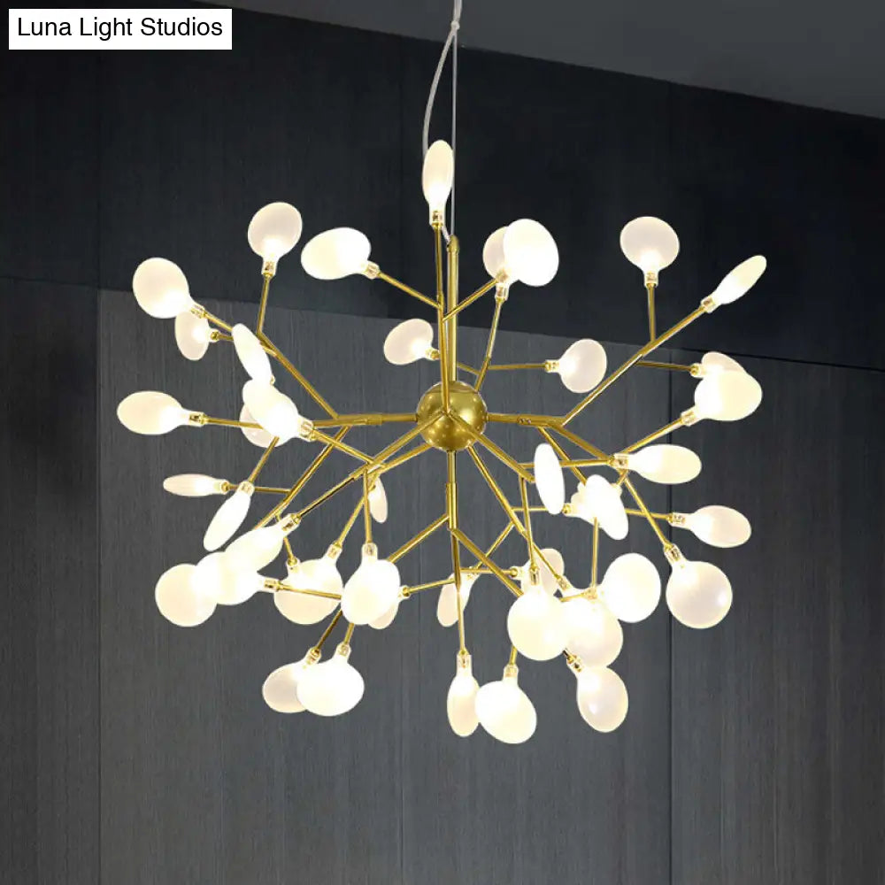 Heracleum Design Chandelier Opaline Glass Ceiling Pendant For Modern Living’