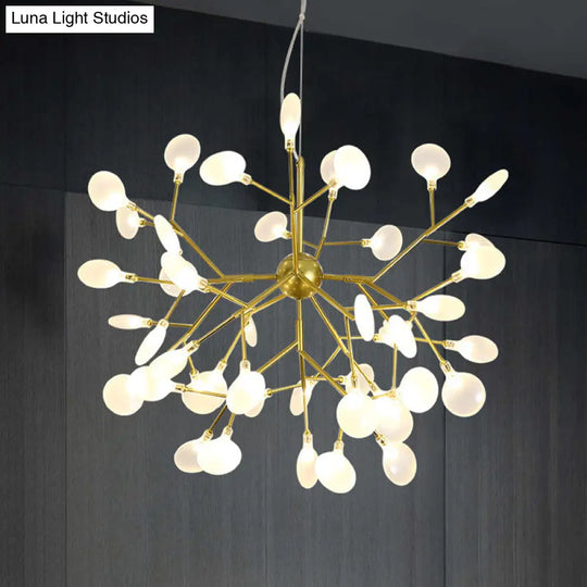 Heracleum Design Chandelier Opaline Glass Ceiling Pendant For Modern Living’