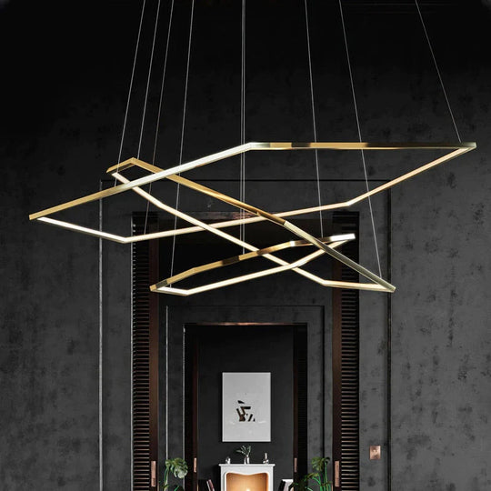 Hexa - Minimalist hexagonal led chandelier