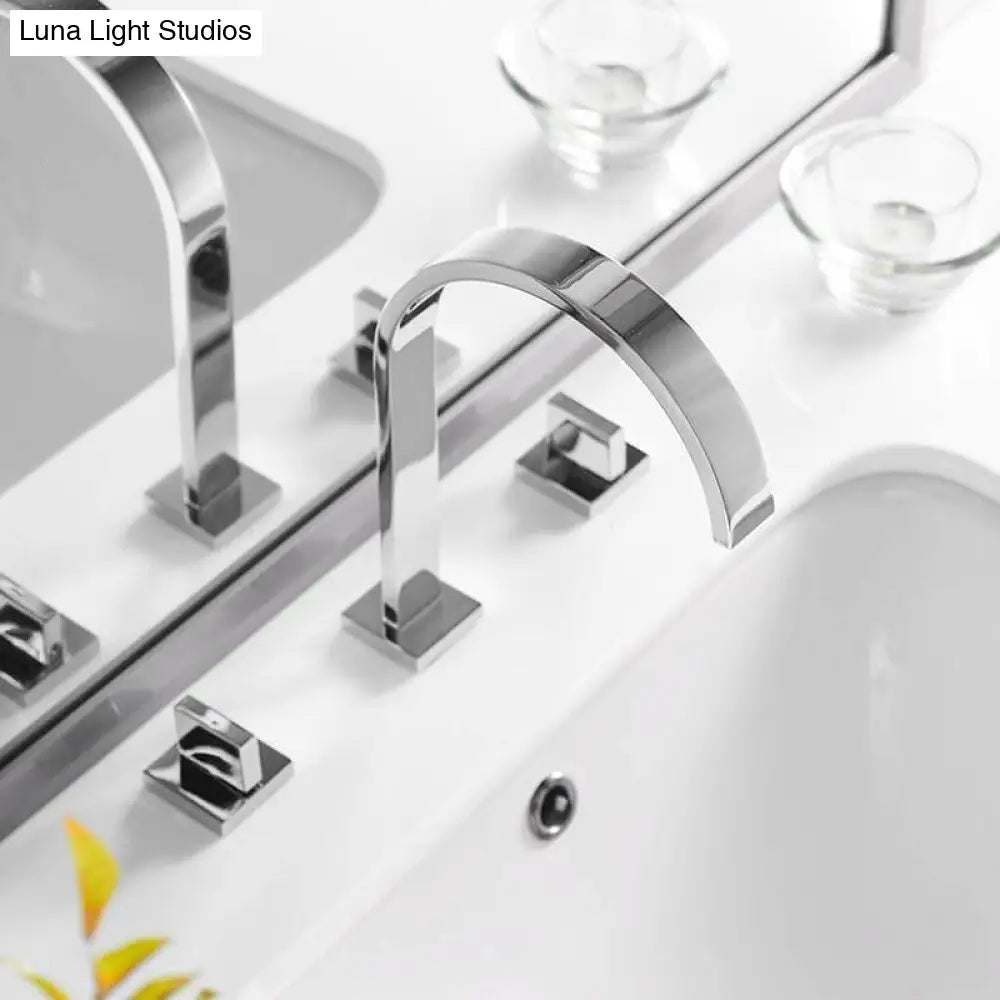 Hydrobliss - Modern Double Handle Bathroom Faucet