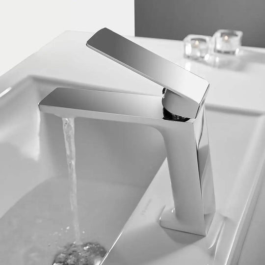 Hydrobliss - Modern Top Handle Bathroom Faucet Chrome