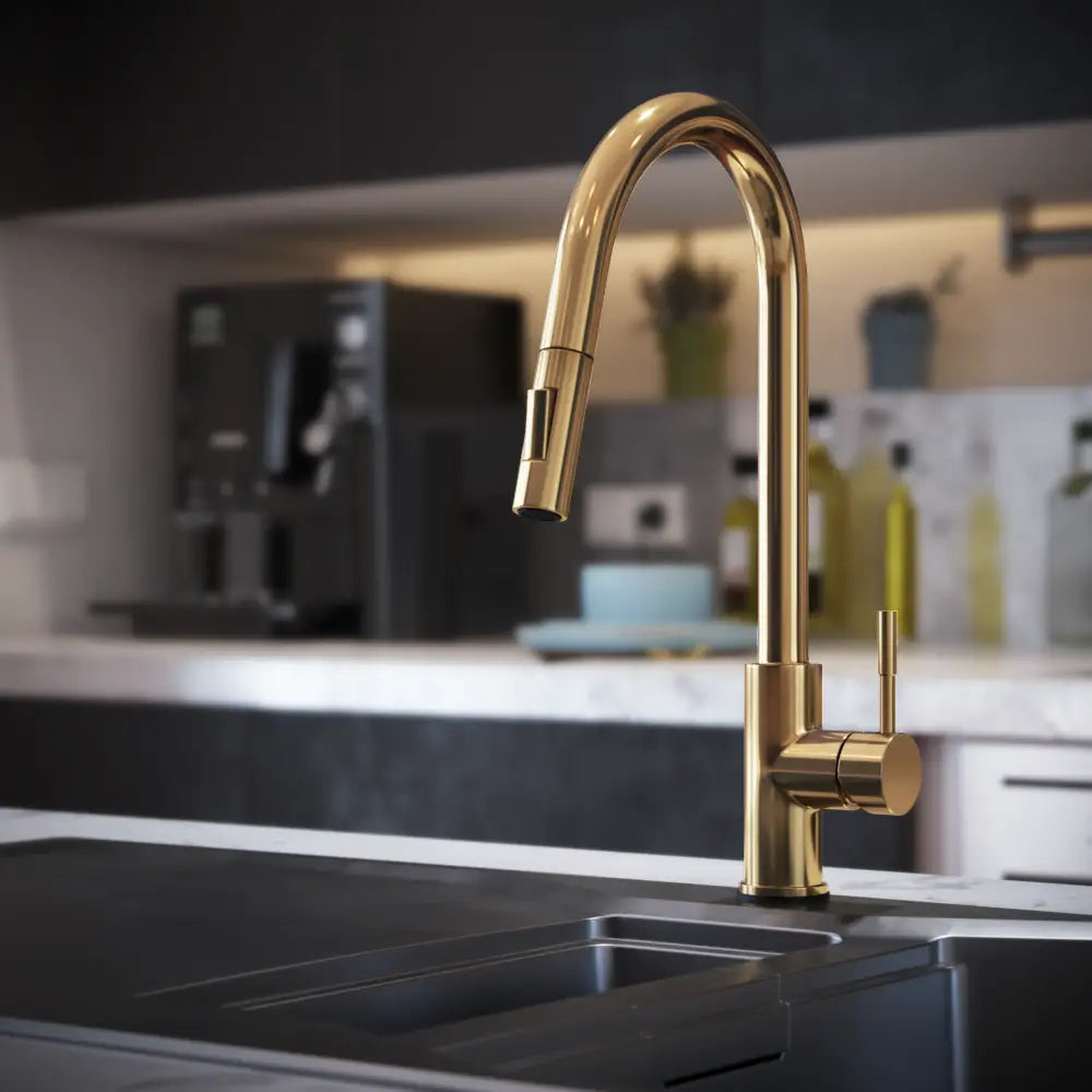 Hydrobliss - Signature Smart Faucet Brushed Gold Kitchen Faucets