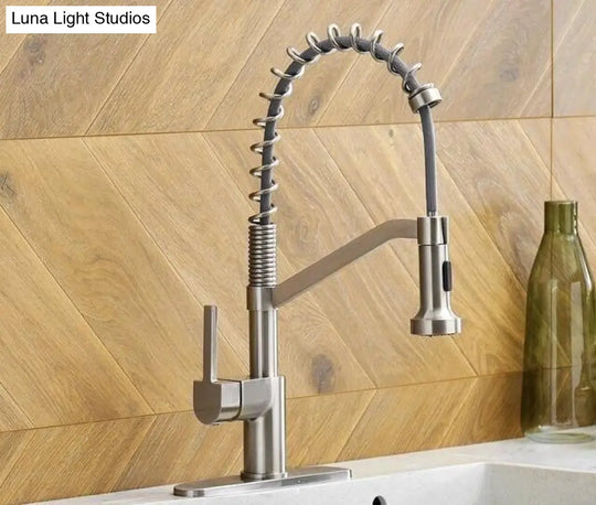 Hydrobliss - Signature Spring Kitchen Faucet Brushed Nickel Faucets