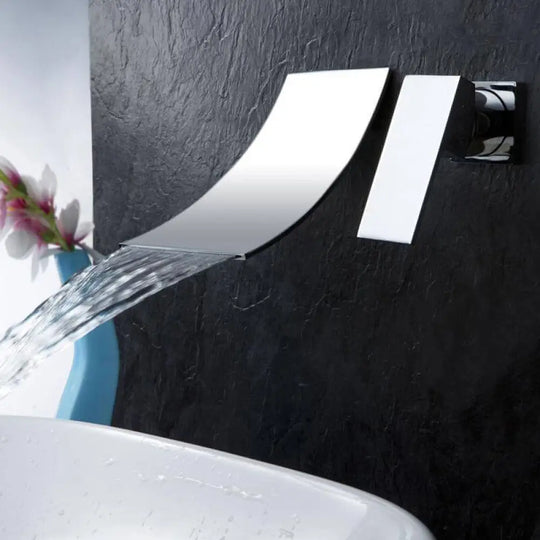 Hydrobliss - Signature Waterfall Basin Bathroom Faucet Chrome Faucets