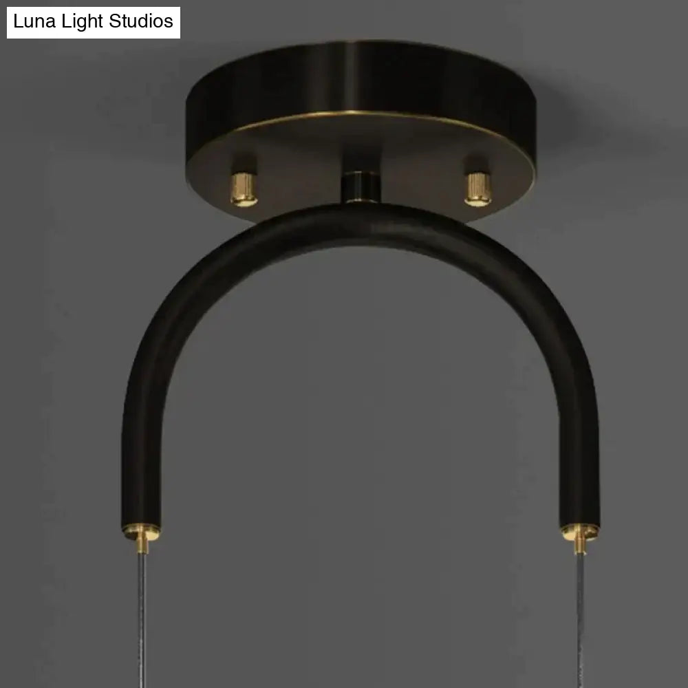 Illumia - Crystal Chandelier Gold Black