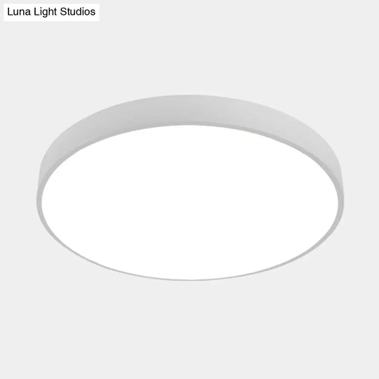 Illuminate Your Pathway: Round Nordic Led Flush Mount Ceiling Light With Acrylic Diffuser