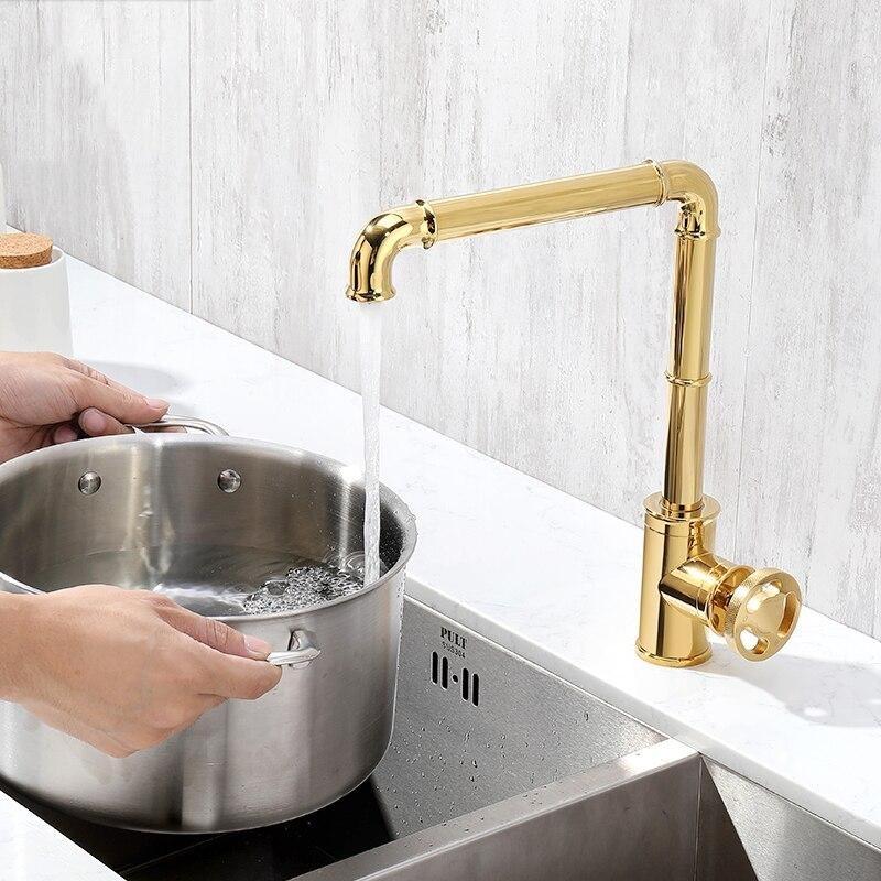 HydroBliss - Industrial Kitchen Faucet