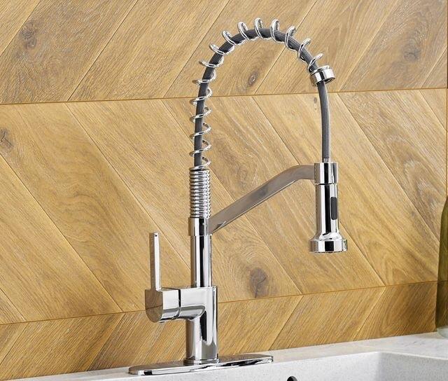 Hydrobliss - Signature Spring Kitchen Faucet Chrome Faucets