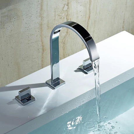 Hydrobliss - Modern Double Handle Bathroom Faucet