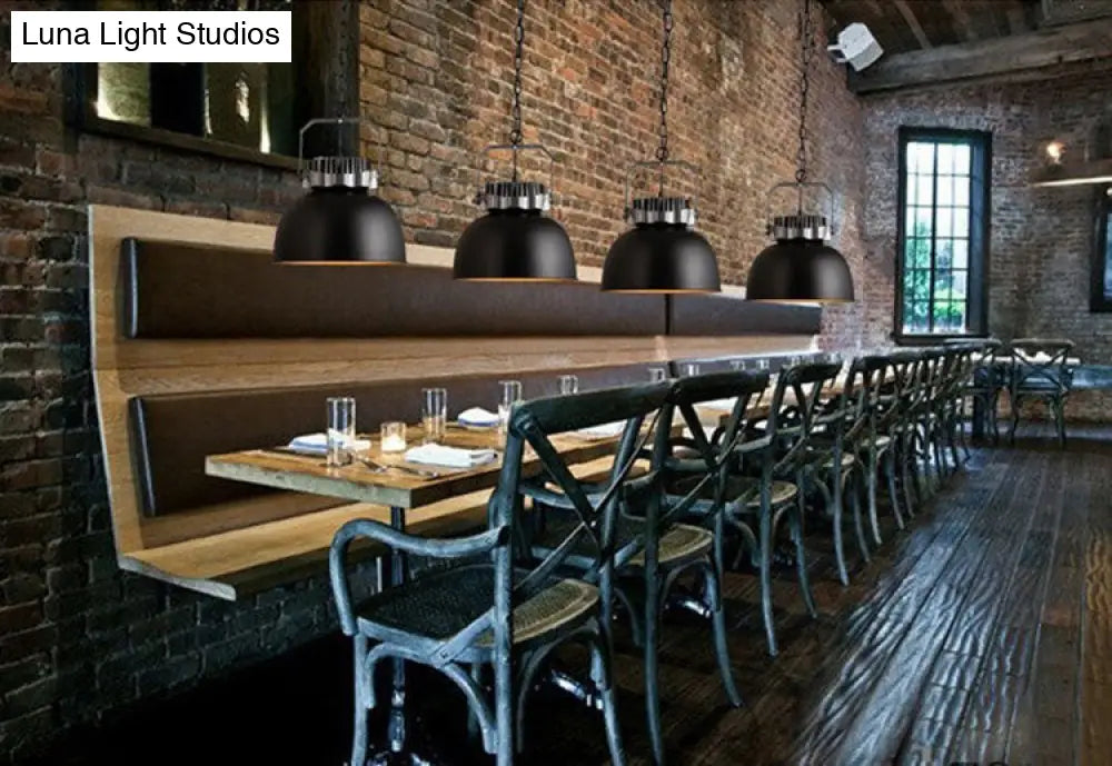 Industrial Metal Dome Shade Pendant Light For Restaurant Home Lighting