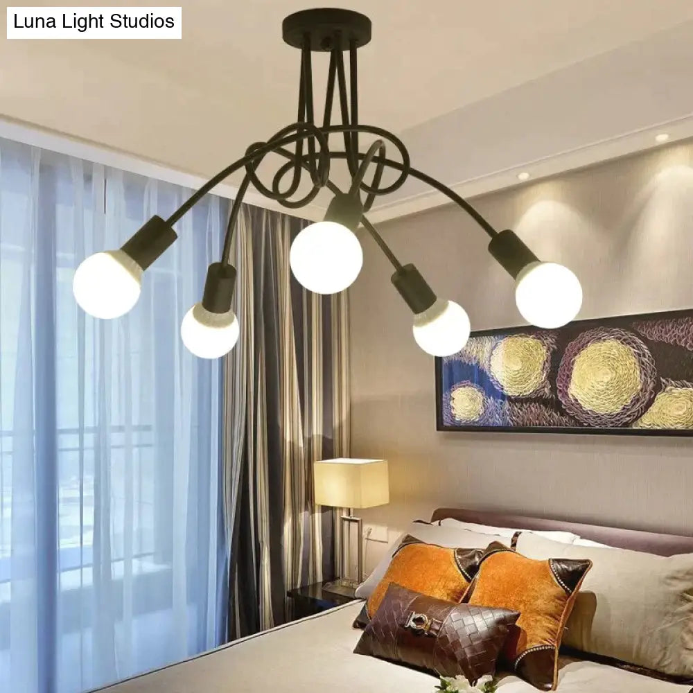 Industrial Style Bedroom Living Room Simple Study Dining Lamp Shop Cafe Loft Creative Personality