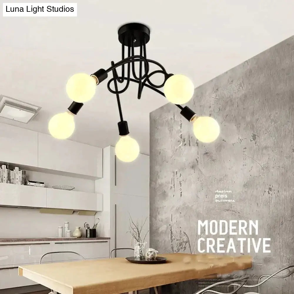 Industrial Style Bedroom Living Room Simple Study Dining Lamp Shop Cafe Loft Creative Personality