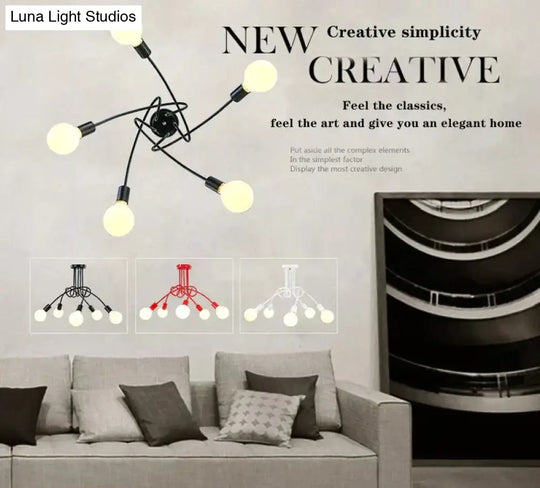 Industrial Style Bedroom Living Room Simple Study Dining Lamp Shop Cafe Loft Creative Personality