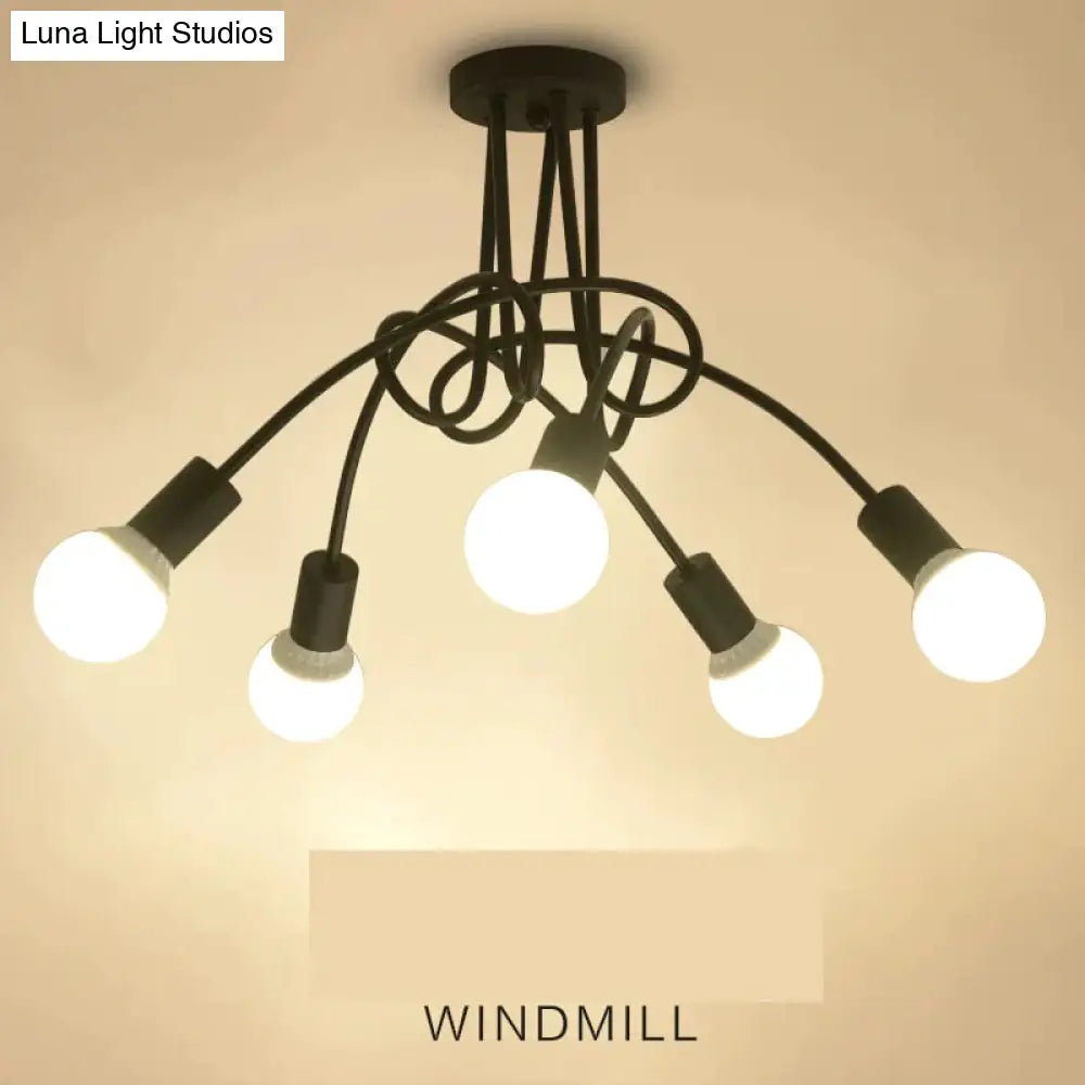 Industrial Style Bedroom Living Room Simple Study Dining Lamp Shop Cafe Loft Creative Personality