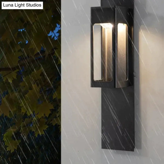 Ip67 Waterproof Outdoor Led Wall Lighting Motion Sensor Aluminum Black Bronze Garden Porch Sconce