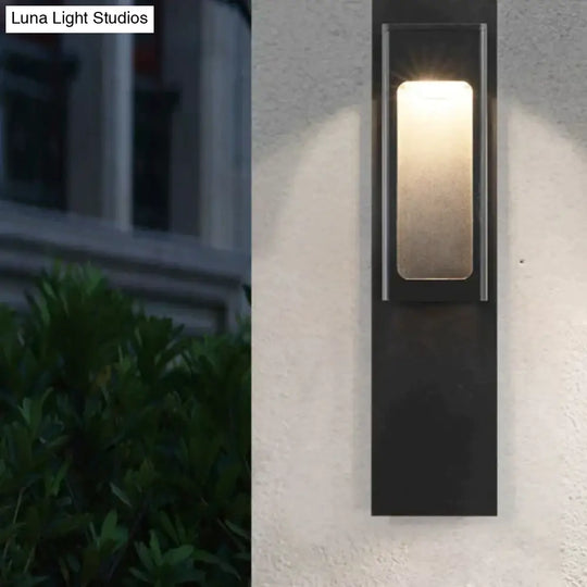 Ip67 Waterproof Outdoor Led Wall Lighting Motion Sensor Aluminum Black Bronze Garden Porch Sconce