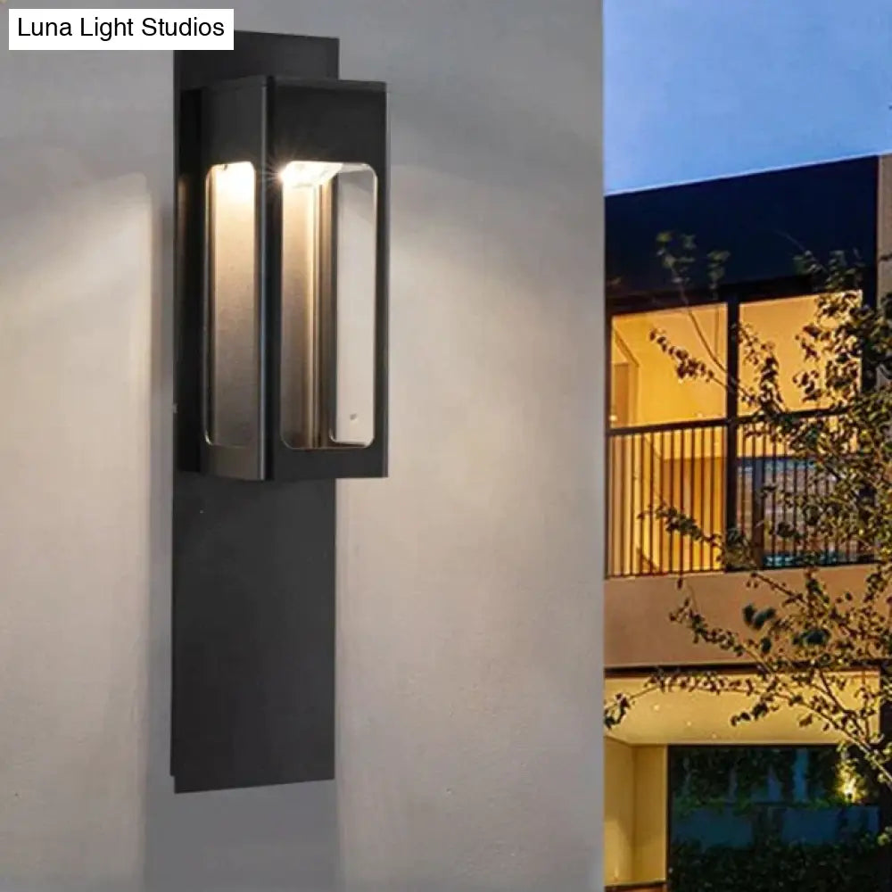 Ip67 Waterproof Outdoor Led Wall Lighting Motion Sensor Aluminum Black Bronze Garden Porch Sconce