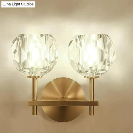 Ivy | Crystal Wall Lamp Double