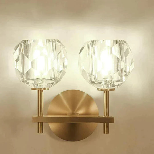 Ivy | Crystal Wall Lamp Double