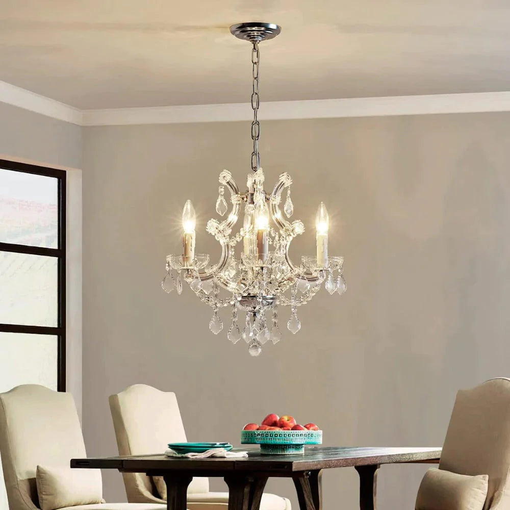 Jasen V - Europe Crystal Chandelier For Loft Living Room Bedroom Kitchen Home Decoration