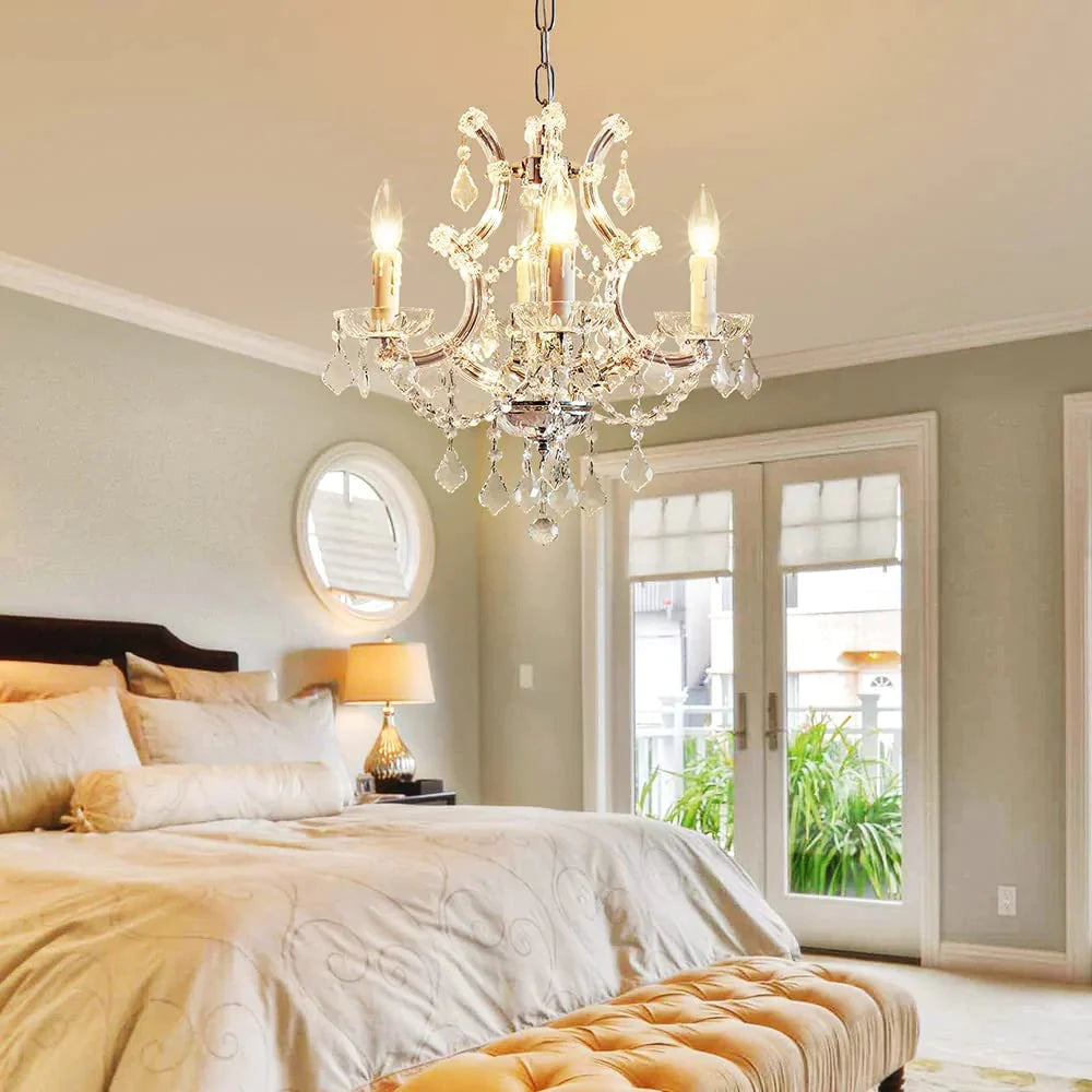 Jasen V - Europe Crystal Chandelier For Loft Living Room Bedroom Kitchen Home Decoration
