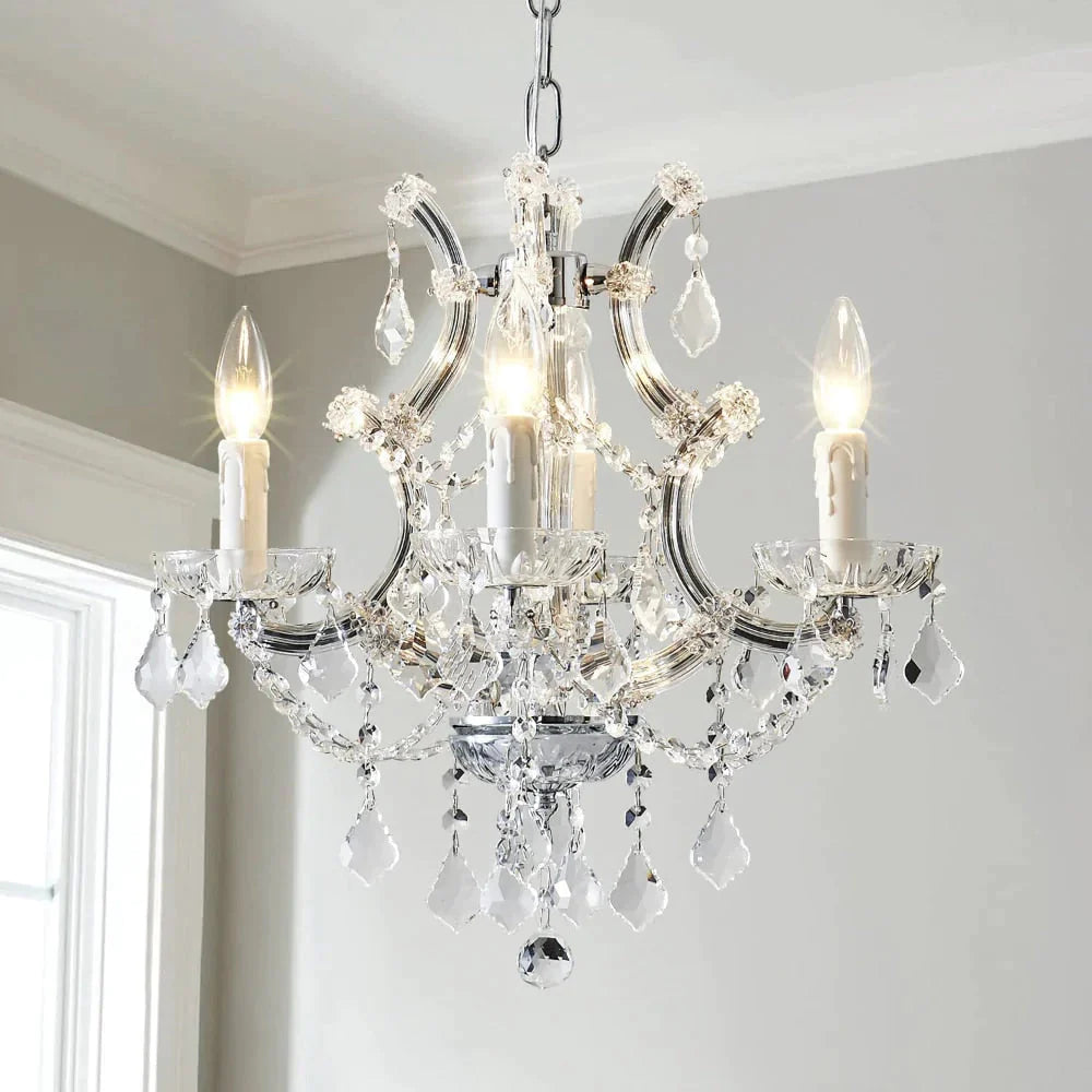 Jasen V - Europe Crystal Chandelier For Loft Living Room Bedroom Kitchen Home Decoration