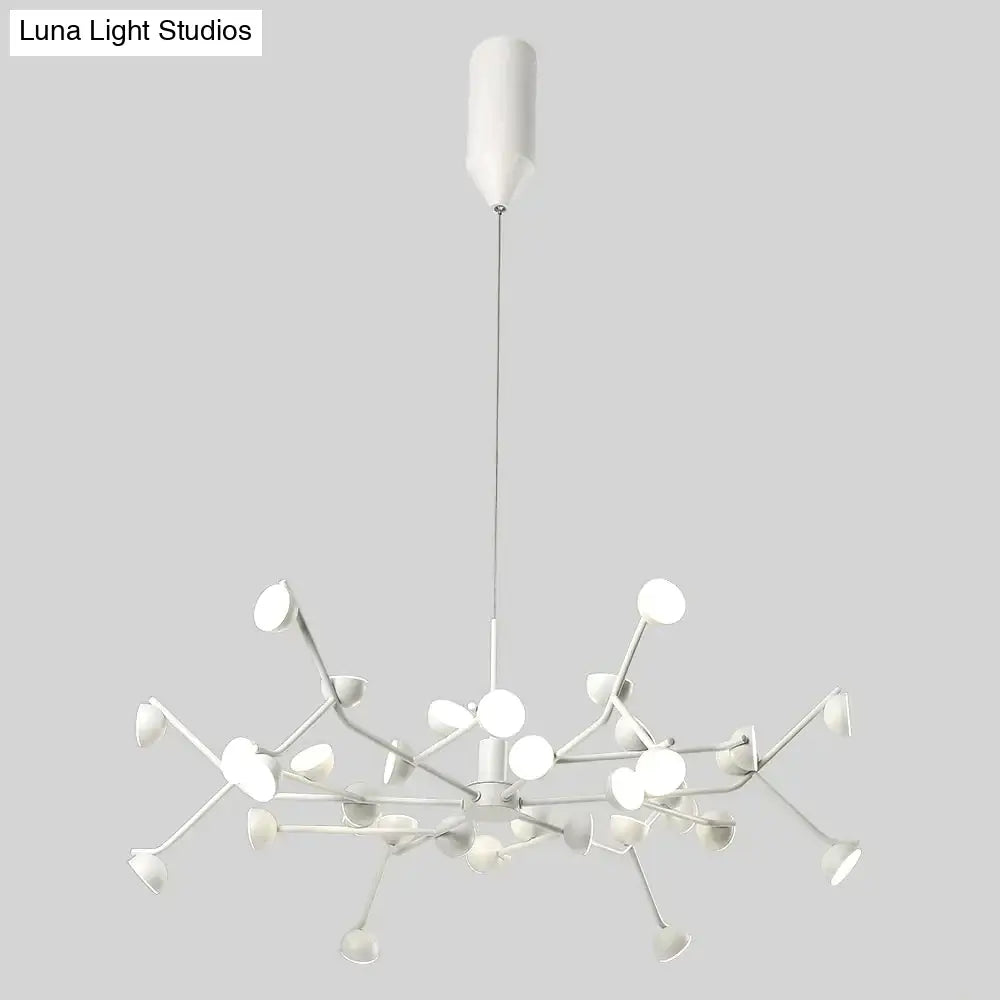 Josephine - Hanging Lamp Nordic Tree Branch Iron Art Light 36 Heads White / Lighting