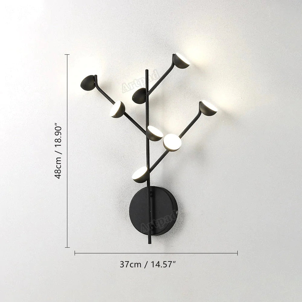 Josephine - Hanging Lamp Nordic Tree Branch iron Art Hanging Light