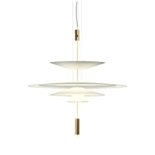 Josie - Nordic Ballet Skirt Led Pendant Light 4Layer Gold / Cold White