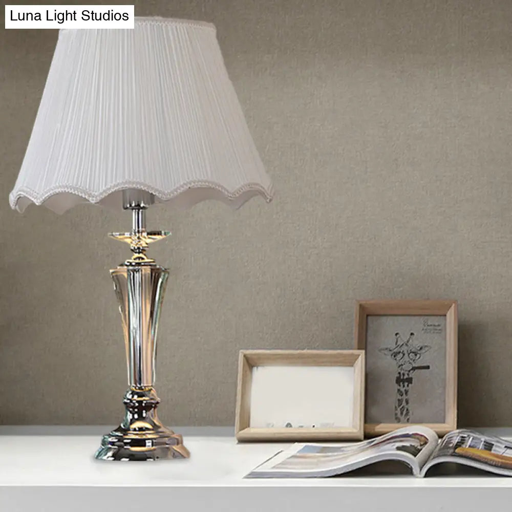 Justine - Blue/White Table Lamp