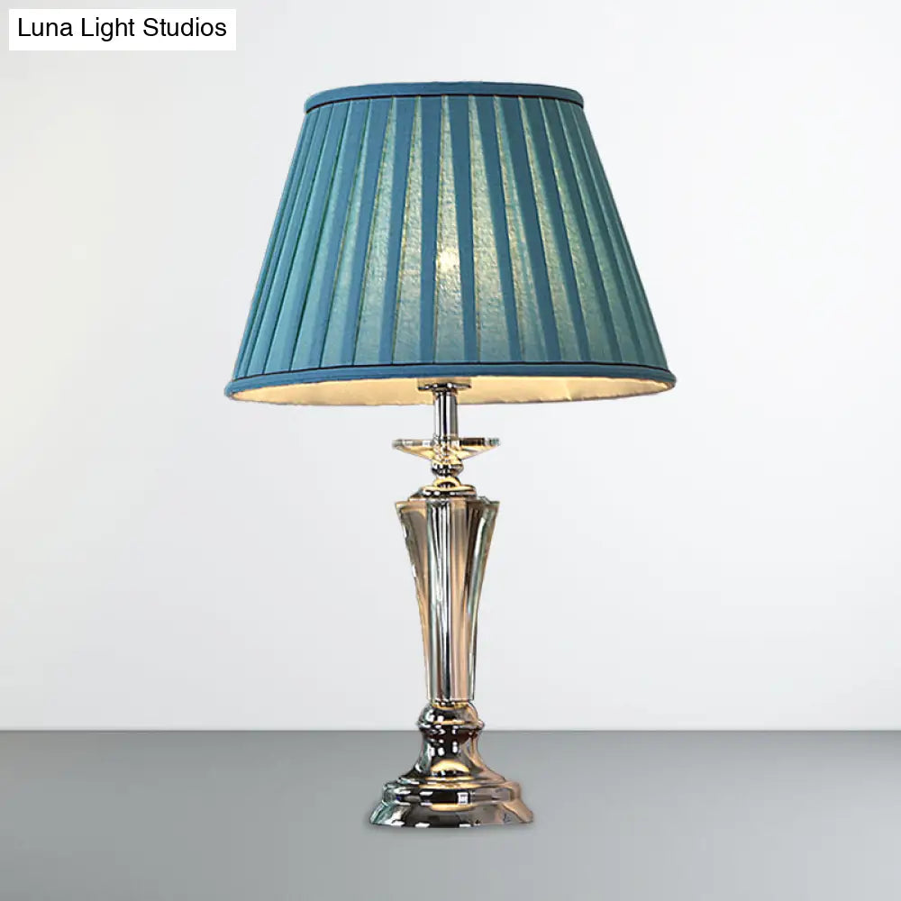 Justine - Blue/White Table Lamp