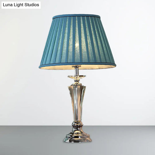 Justine - Blue/White Table Lamp