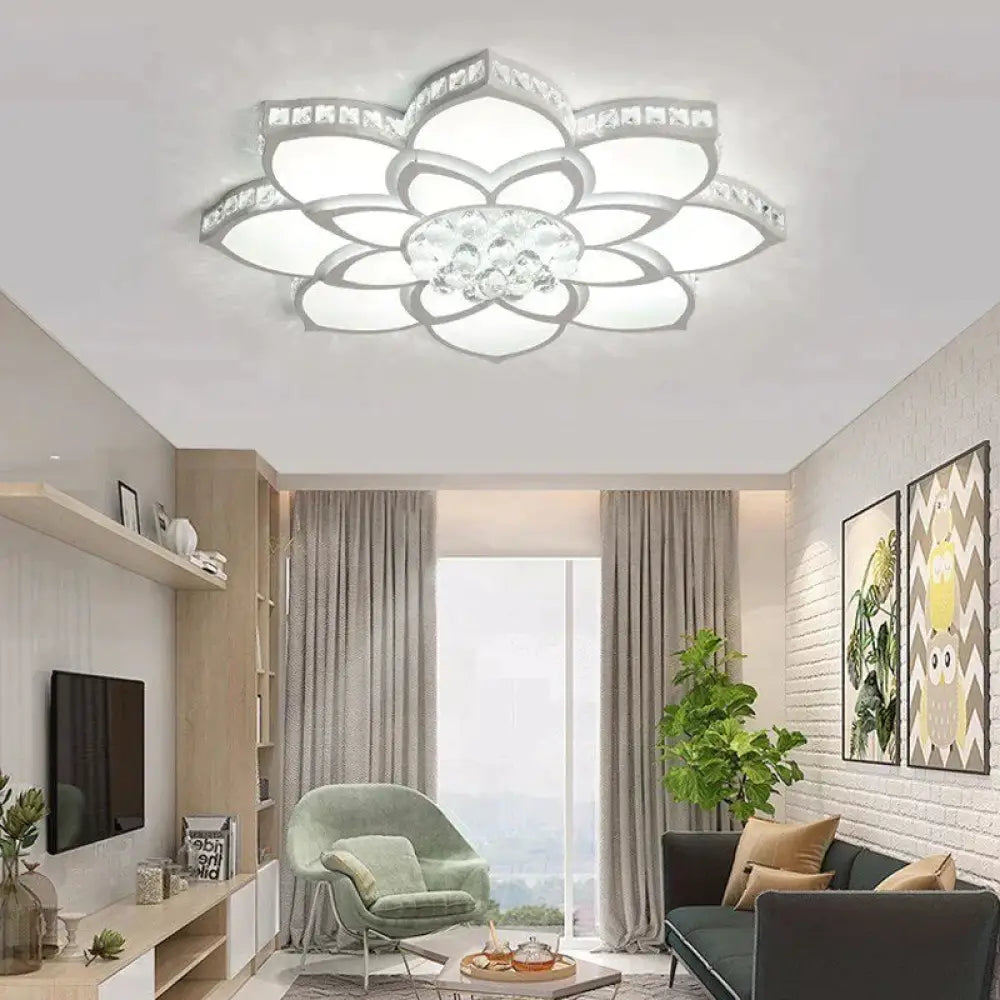 K9 Crystal Modern Led Ceiling Lights Fixture For Living Dining Room Home Lighting Bedroom Lamp