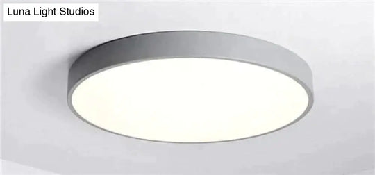 Kaley - Super Slim Led Surface Mount Light With Remote Control Ceiling